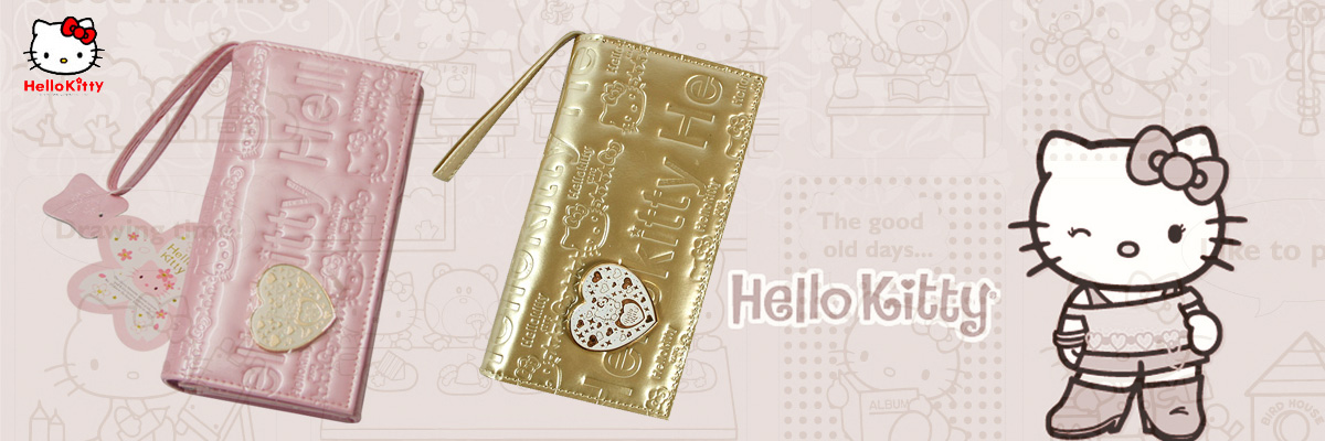 HelloKitty女士长款真皮钱包HK-011